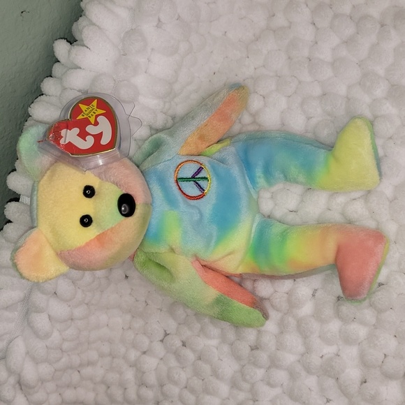 Ty Beanie "Peace" 1996 Beanie - Picture 7 of 8